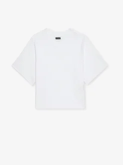 Cheap Zadig & Voltaire Lennox Cropped Tee Purewhite